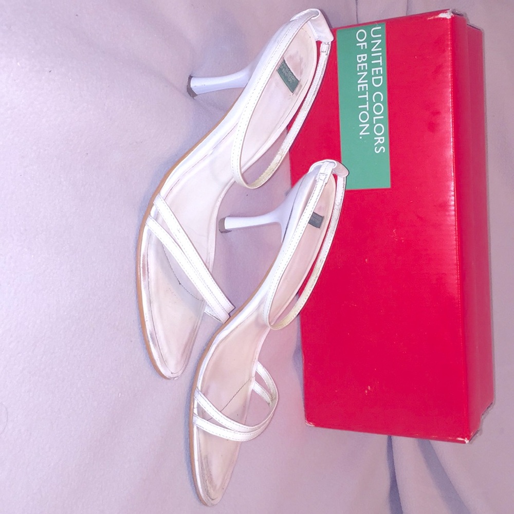 Strap ankle heels